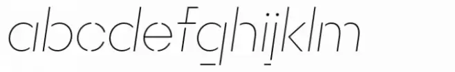 Rothek Stencil Thin Italic