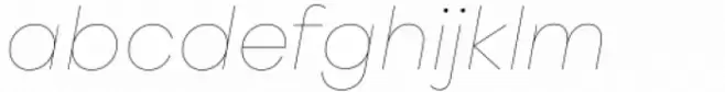 Rothorn Hairline Italic
