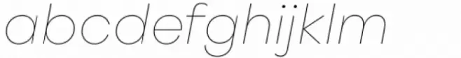 Rothorn Ultra Thin Italic