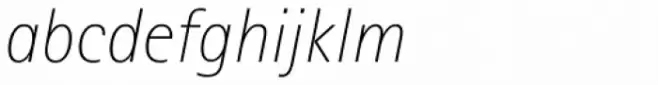 Rotis II Sans Pro Extra Light Italic