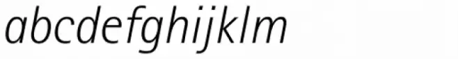 Rotis II Sans Std Light Italic