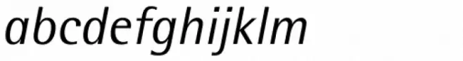 Rotis SemiSans Pro Greek Italic
