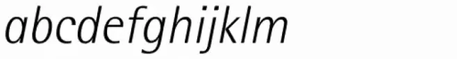 Rotis SemiSans Pro Greek Light Italic