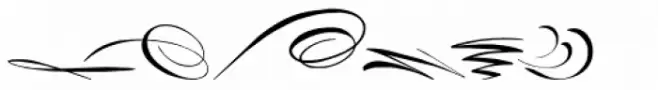 Rough Fleurons Calligraphic