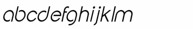 Rounded Elegance Open Italic