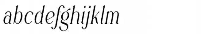 Rowan Narrowest 4 Italic