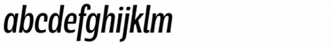 Rude ExtraCondensed Book Italic