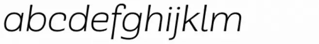 Rude SemiWide Thin Italic