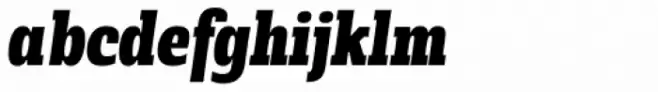 Rude Slab ExtraCondensed Black Italic
