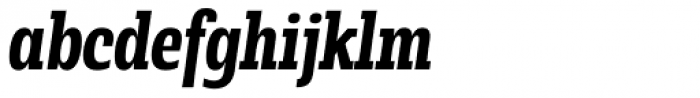 Rude Slab ExtraCondensed Bold Italic