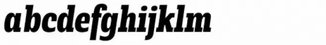 Rude Slab ExtraCondensed Extra Bold Italic