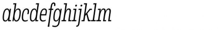Rude Slab ExtraCondensed Thin Italic