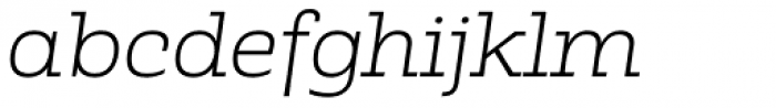Rude Slab SemiWide Thin Italic