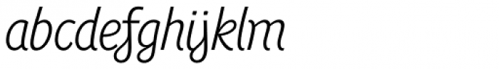 Rue Display Light Italic
