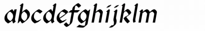 Rundigsburg Semi Bold Italic
