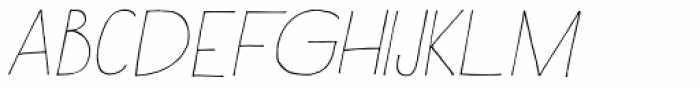 Rustick Thin Italic