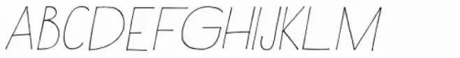 Rustick Thin Italic