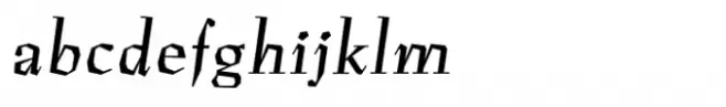 Ruzena Antikva Bold Italic