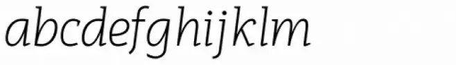 Sadi Extra Light Italic