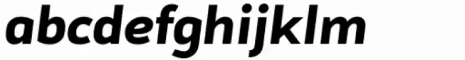 Sadi Sans Extra Bold Italic