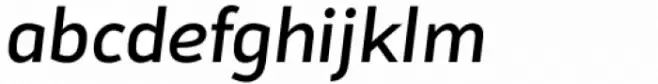 Sadi Sans Medium Italic