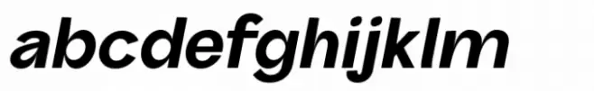 Saffron Grotesk Bold Italic