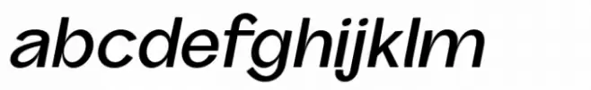 Saffron Grotesk Medium Italic