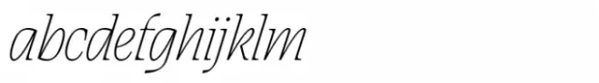 Saigon Thin Italic