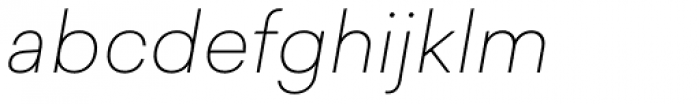 Sailec Thin Italic