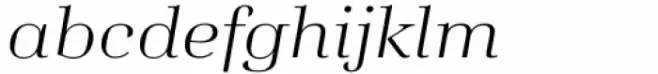 Salient Extra Light Italic