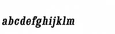 Saloon Girl Fill Italic