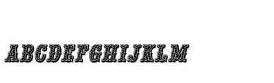 Saloon Girl SC Dot Italic
