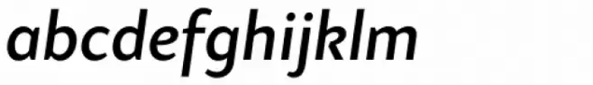 Samo Sans Pro Medium Italic