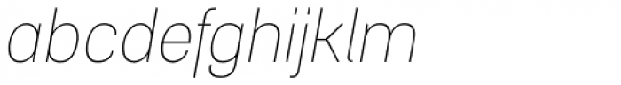 Samplex Thin Italic