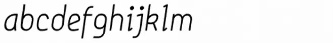 Samsheriff Narrow Light Italic