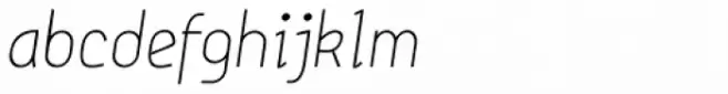 Samsheriff Narrow Thin Italic
