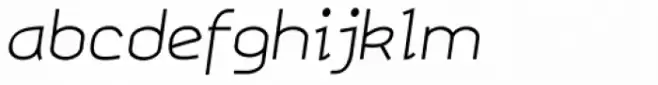 Samsheriff Wide Light Italic