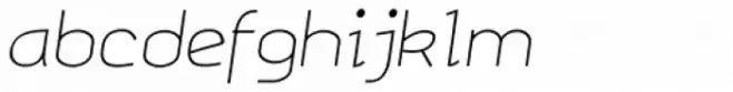 Samsheriff Wide Thin Italic