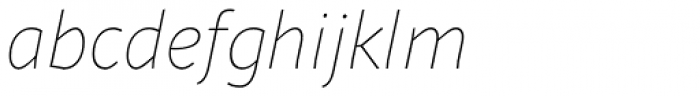 Sana Sans Alt Thin Italic