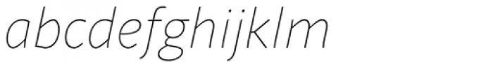 Sana Sans Thin Italic
