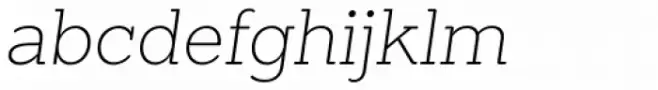 Sanchez ExtraLight Italic
