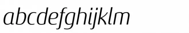Sancoale Gothic Condensed Book Italic