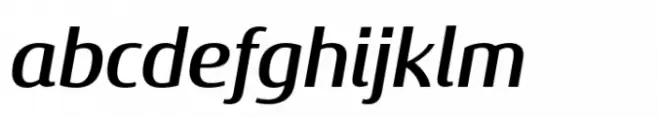 Sancoale Gothic Extended Demi Italic