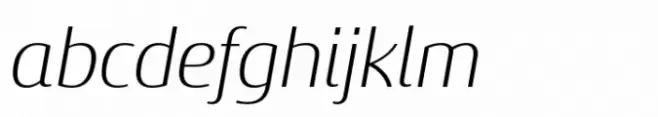Sancoale Gothic Extended Light Italic
