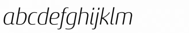 Sancoale Gothic Norm Light Italic