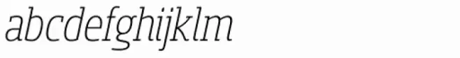 Sancoale Slab Cond Light Italic