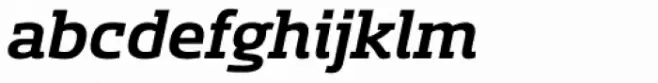 Sancoale Slab Ext Bold Italic