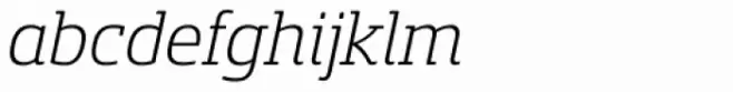Sancoale Slab Soft Light Italic