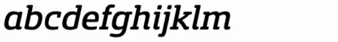 Sancoale Slab Soft Medium Italic