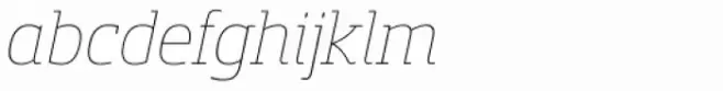 Sancoale Slab Soft Thin Italic